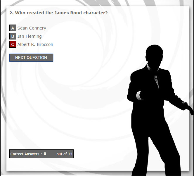 James Bond quiz