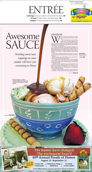 Section cover on delicious sauces