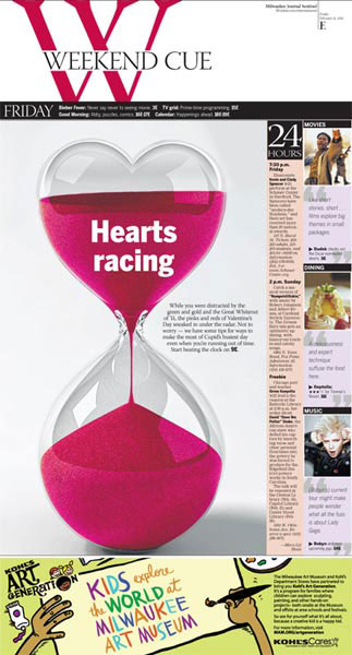 Section cover on last-minute Valentine's Day gifts